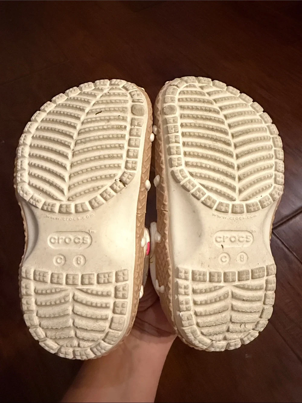 CROCS cream kids